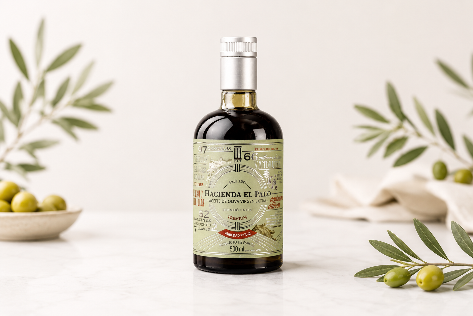 Hacienda el Palo Premium Picual 500ml