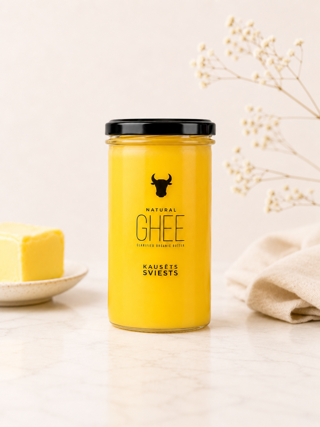 Ghee sviests - kausētais sviests 500ml